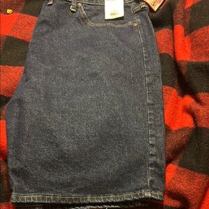 Dark Blue Denim Shorts 44